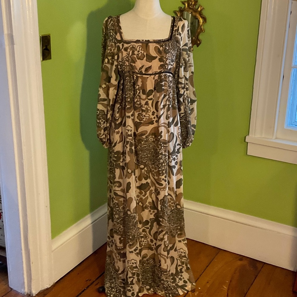 Marion Donaldson Scottish designer vintage 70s maxi - Picture 1 of 4